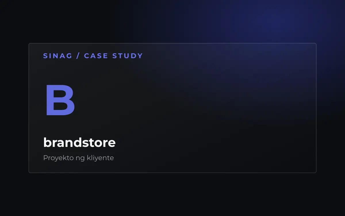 brandstore — portfolio