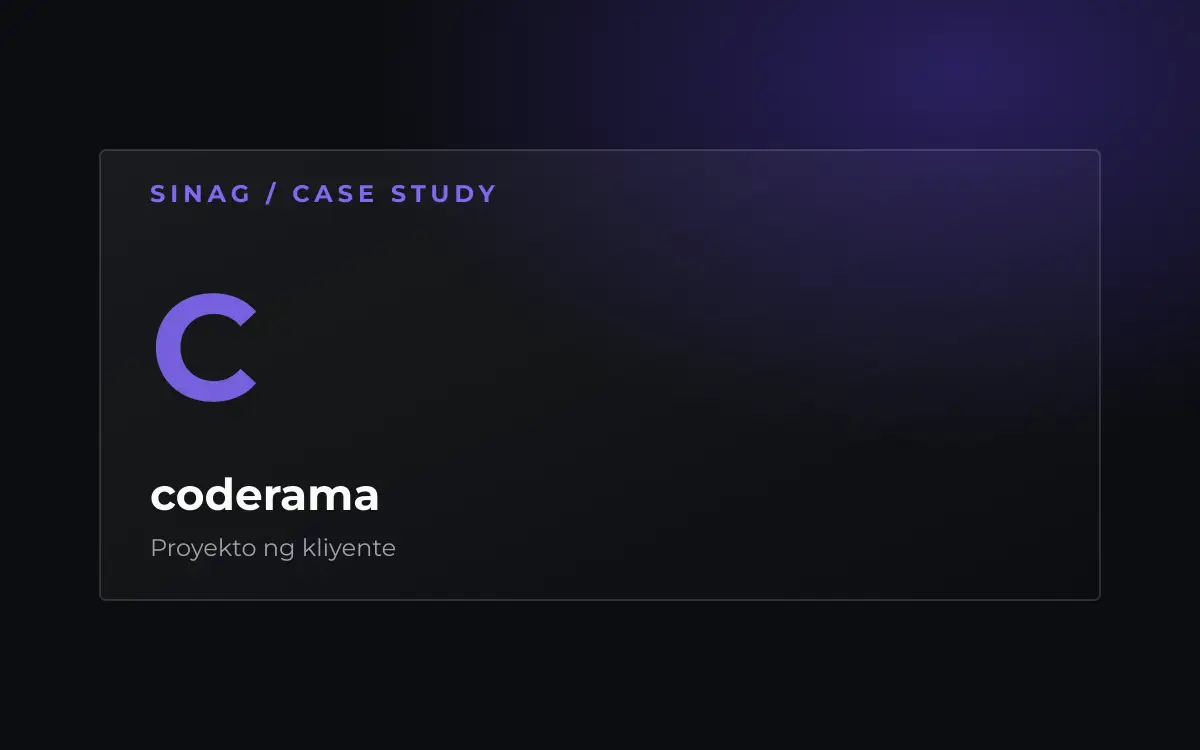 coderama — portfolio